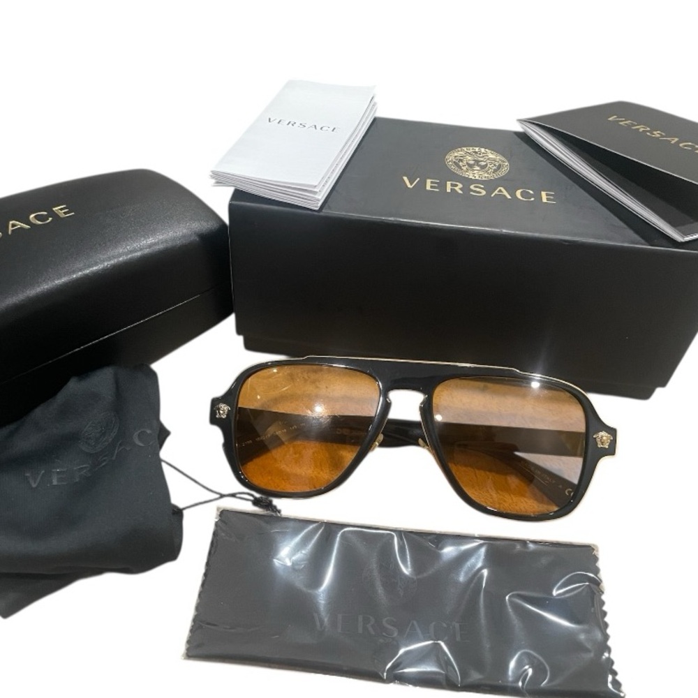 Versace Authentic Black Men’s Sunglasses - Picture 1 of 11